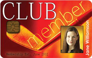 sample membership ID card